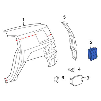 Toyota OE - Rear Quarter Panel Vent