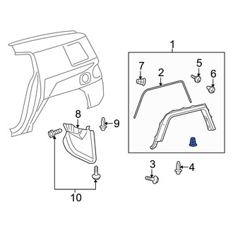 Toyota OE - Rear Left Fender Flare