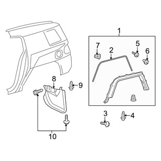 Toyota OE - Quarter Panel - Exterior Trim