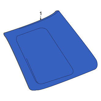 Toyota OE - Rear Left Quarter Glass