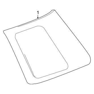 Toyota OE - Quarter Panel - Glass