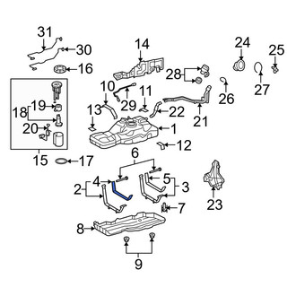 Toyota OE - Front Fuel Tank Strap Sleeve