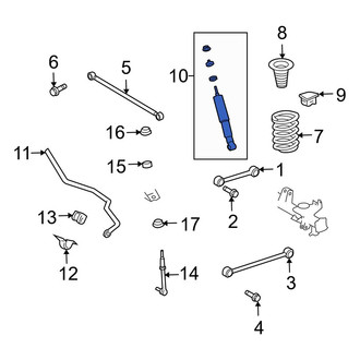 Toyota OE - Rear Suspension Shock Absorber
