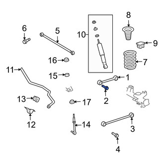 Toyota OE - Rear Upper Suspension Control Arm Bolt