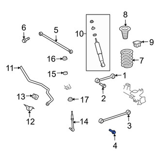 Toyota OE - Lower Suspension Control Arm Bolt