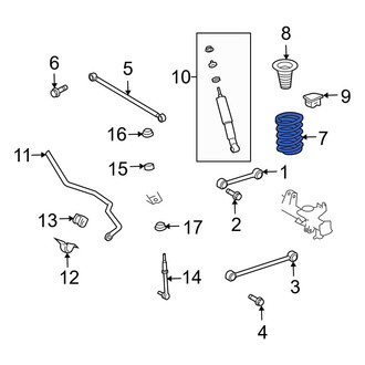 Toyota OE - Rear Coil Spring