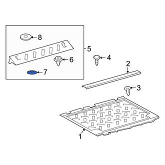 Toyota OE - Rear Rear Body Panel Trim Panel
