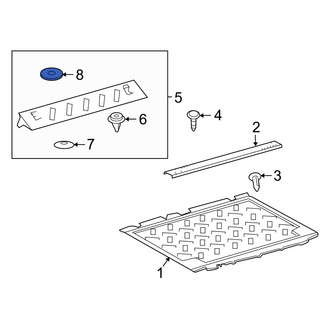 Toyota OE - Rear Rear Body Panel Trim Panel