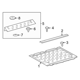 Toyota OE - Rear Body & Floor - Interior Trim