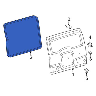 Toyota OE - Rear Door Seal