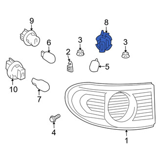 Toyota OE - Tail Light Socket