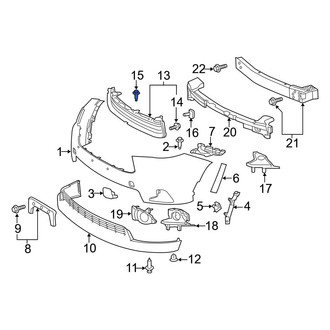 Toyota OE - Bumper Cover Retainer