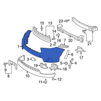 Toyota OE - Front Bumper Cover