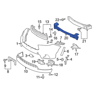 Toyota OE - Front Bumper Impact Absorber
