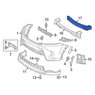 Toyota OE - Front Bumper Impact Bar