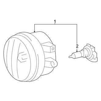 Toyota OE - Front Lamps - Fog Lamps