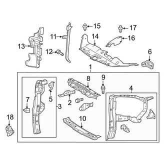 Toyota OE - Radiator Support