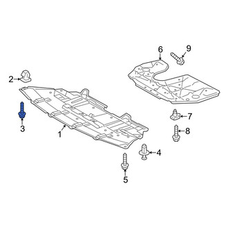 Toyota OE - Radiator Support Splash Shield Screw