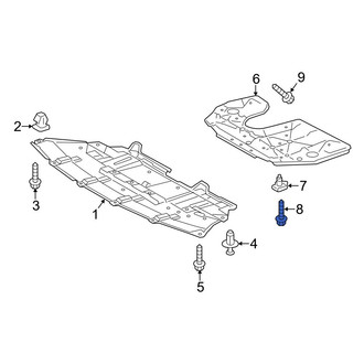 Toyota OE - Radiator Support Splash Shield Screw