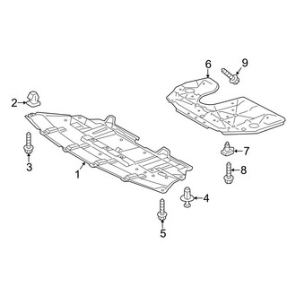 Toyota OE - Radiator Support - Splash Shields