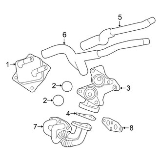 Toyota OE - Cooling - Oil Cooler (LE / LE Plus / Limited / SE / XLE)