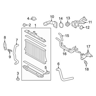Toyota OE - Cooling - Radiator & Components (Hybrid Limited)