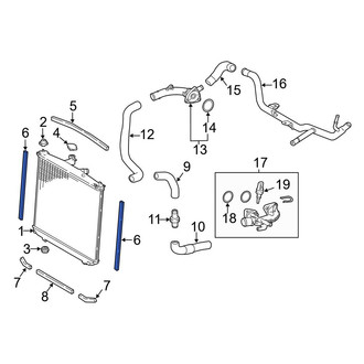 Toyota OE - Radiator Air Seal