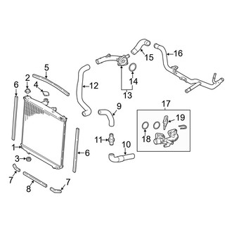 Toyota OE - Cooling - Radiator & Components (Hybrid LE / Hybrid Limited / Hybrid XLE)