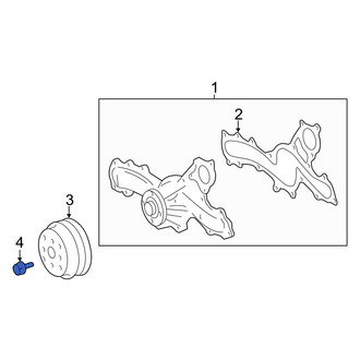 Toyota OE - Engine Water Pump Pulley Bolt