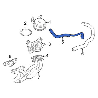 Toyota OE - Engine Oil Cooler Line
