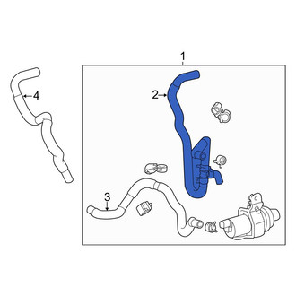 Toyota OE - Upper Radiator Coolant Hose