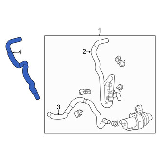 Toyota OE - Lower Radiator Coolant Hose