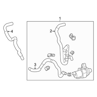 Toyota OE - Air Conditioner & Heater - Front Heater Unit (Hybrid LE / Hybrid Limited / Hybrid XLE)