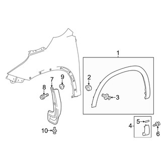Toyota OE - Fender - Exterior Trim