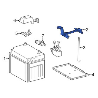 Toyota OE - Battery Hold Down Frame