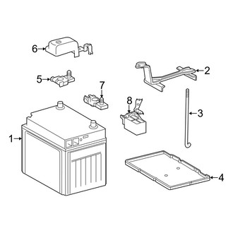 Toyota OE - Electrical - Battery (Conventional), (LE / LE Plus / Limited / XLE)