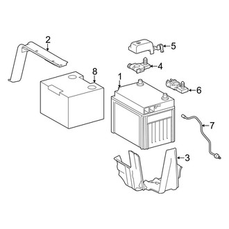 Toyota OE - Electrical - Battery (Conventional), (Hybrid Limited)