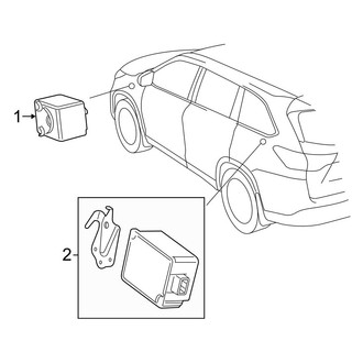 Toyota OE - Electrical - Keyless Entry Components (W/O Smart Key)