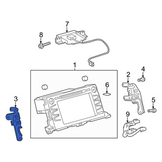 Toyota OE - Left GPS Navigation System Bracket