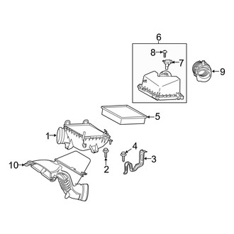 Toyota OE - Engine / Transaxle - Air Intake (LE / LE Plus / Limited / XLE)