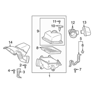 Toyota OE - Engine / Transaxle - Air Intake (LE / LE Plus / Limited / SE / XLE)