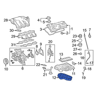 Toyota OE - Lower Engine Oil Pan