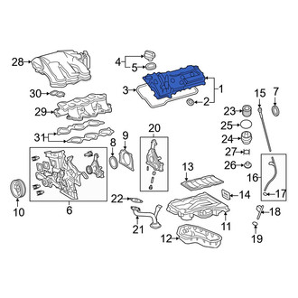 Toyota OE - Left Engine Valve Cover