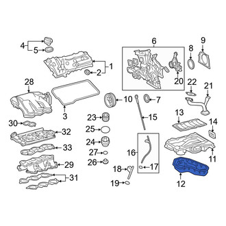 Toyota OE - Lower Engine Oil Pan