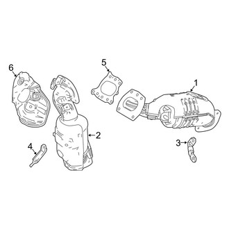 Toyota OE - Exhaust System - Manifold (Hybrid LE / Hybrid Limited / Hybrid XLE)