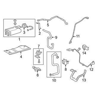 Toyota OE - Emission System - Emission Components (2.7L)