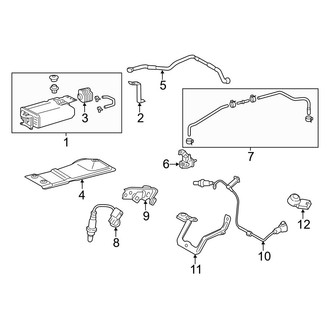 Toyota OE - Emission System - Emission Components (LE / LE Plus / Limited / XLE)