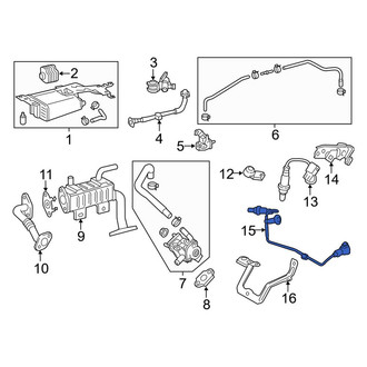 Toyota OE - Rear Left Oxygen Sensor