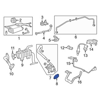 Toyota OE - Exhaust Gas Recirculation (EGR) Valve Gasket