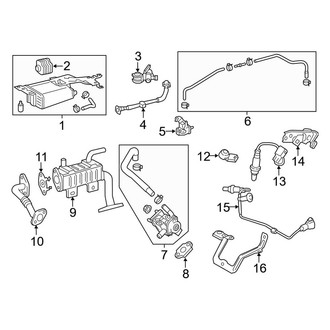 Toyota OE - Emission System - Emission Components (Hybrid Limited)